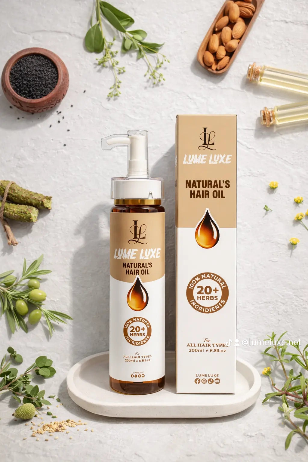 Lumeluxe Herbal Glow Oil