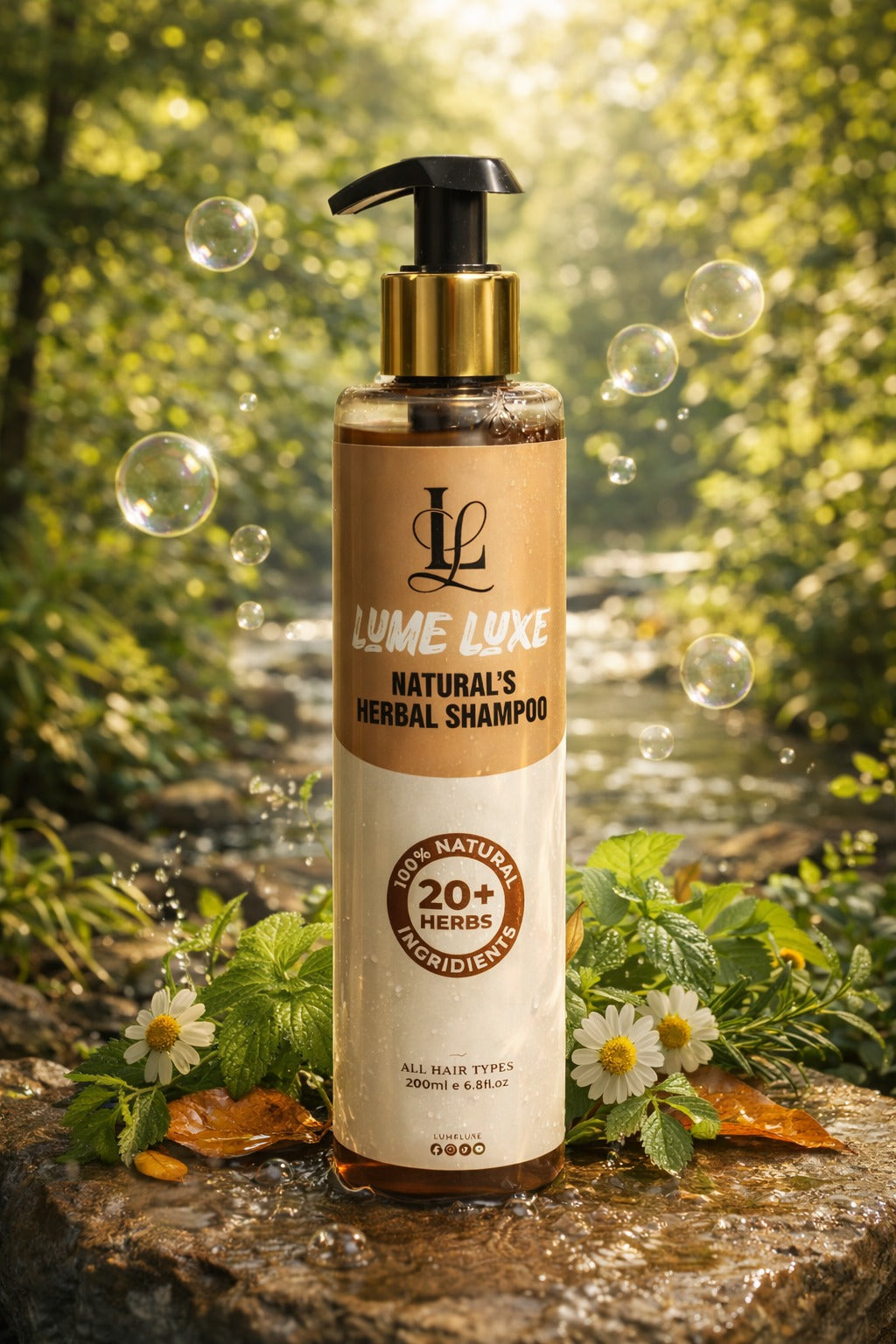 Lumeluxe Herbal Shampoo
