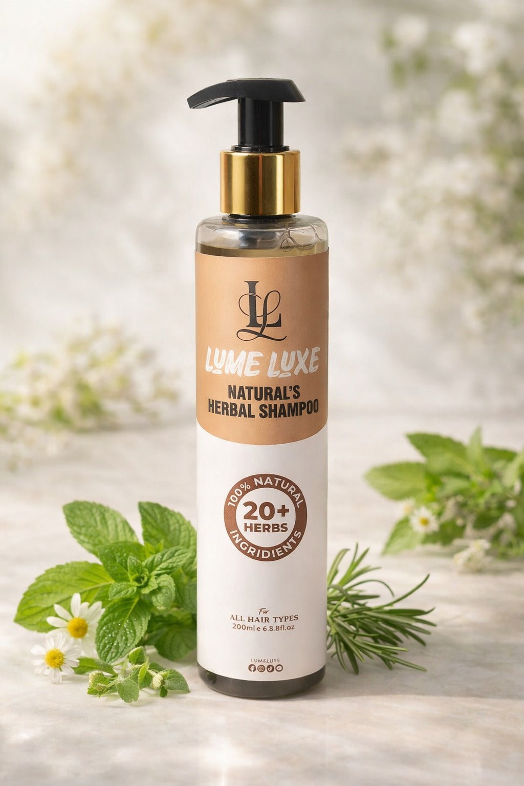 Lumeluxe Herbal Shampoo