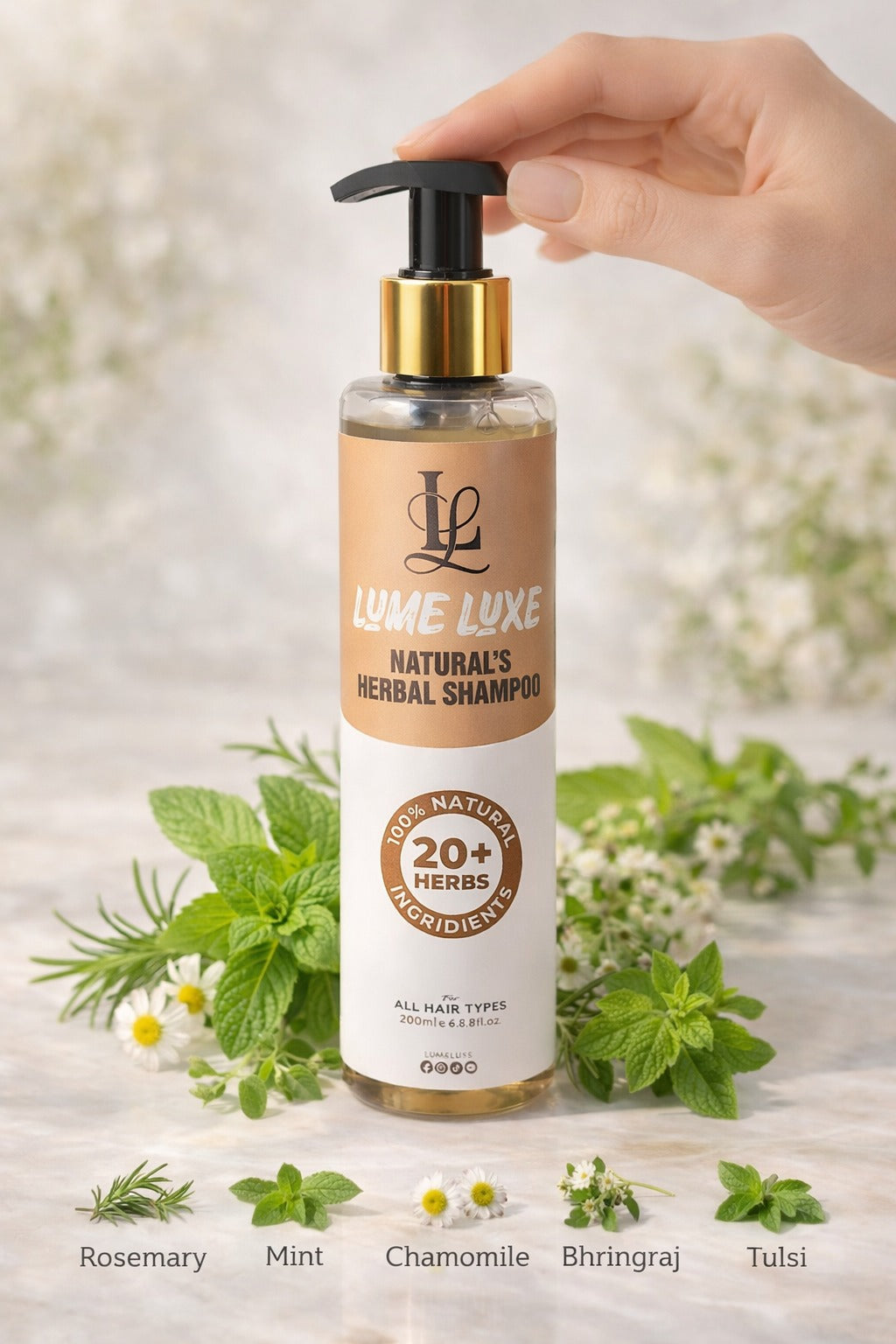 Lumeluxe Herbal Shampoo