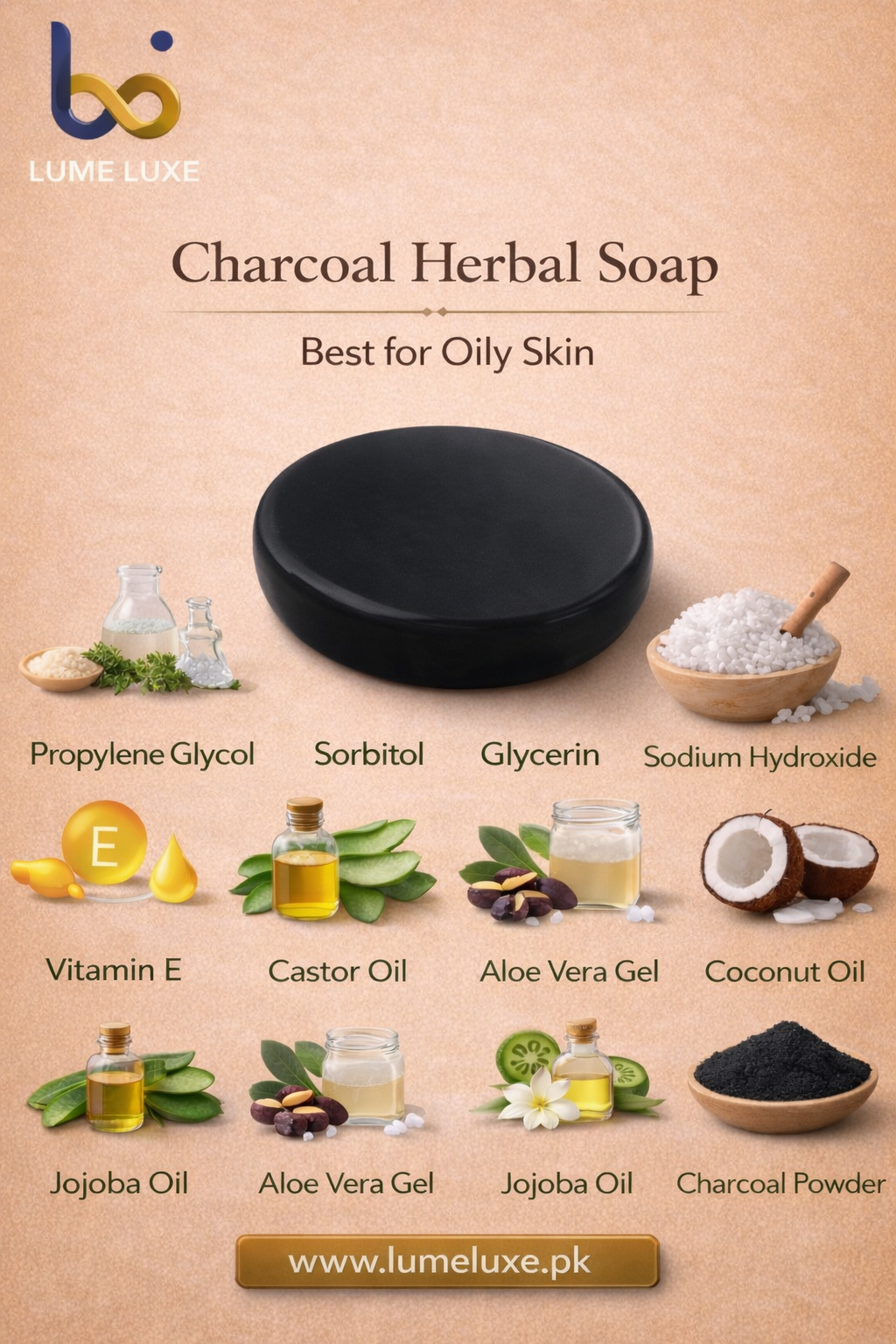 CharCoal Herbal Soap