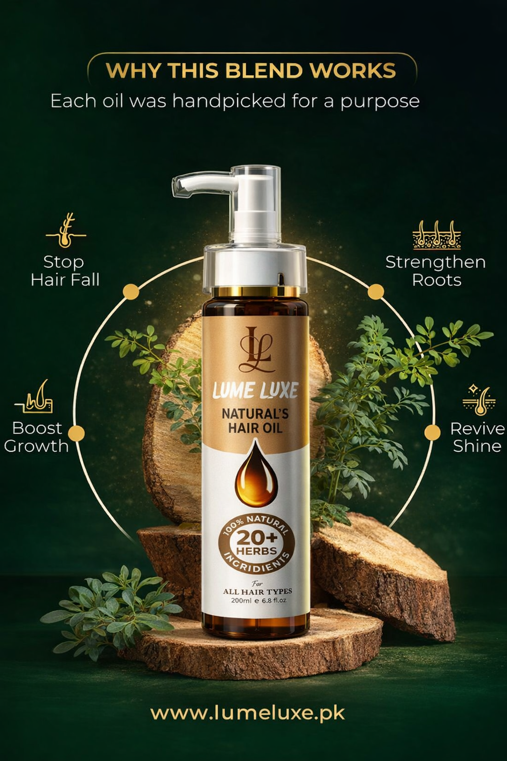 Lumeluxe Herbal Glow Oil